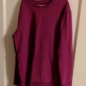 Primary Crewneck Sweater in Plum